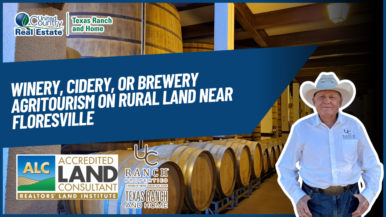 Winery, Cidery, or Brewery Agritourism on Rural Land Near Floresville